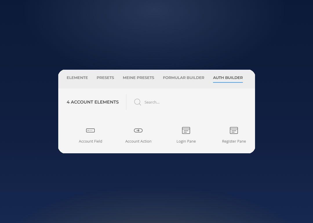 AUTH BUILDER für YOOtheme Pro - Screenshot 6