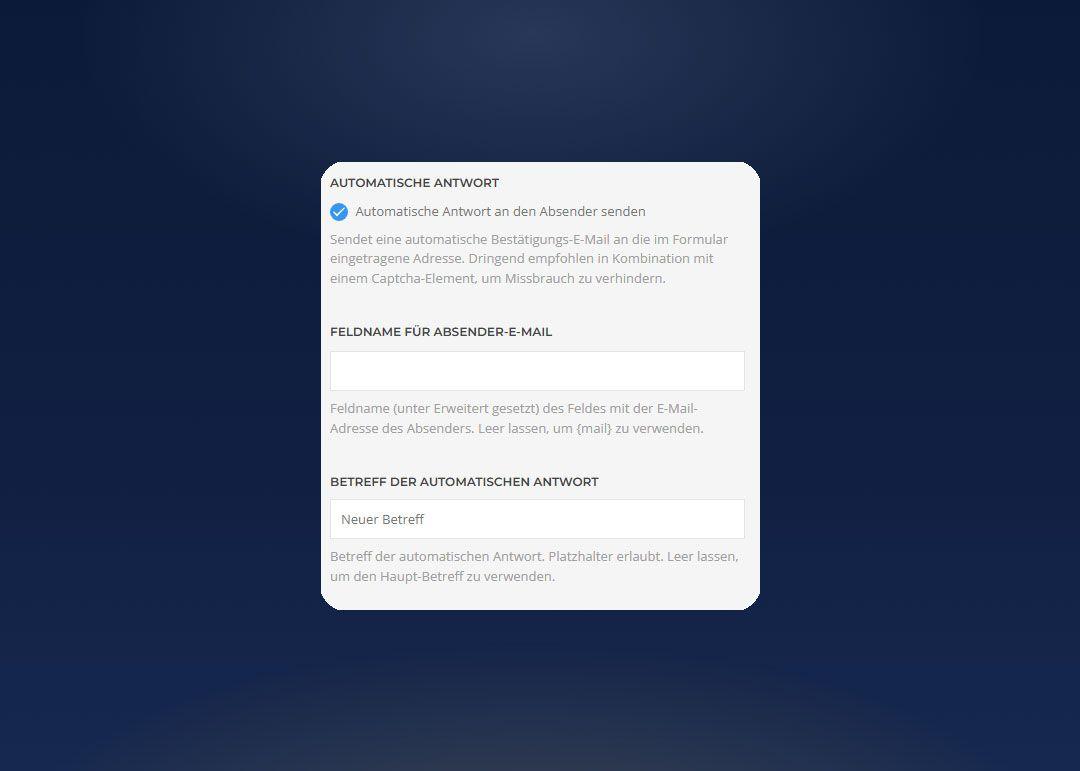 FORM BUILDER für YOOtheme Pro - Screenshot 7