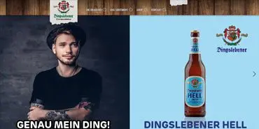 Website Privatbrauerei Metzler